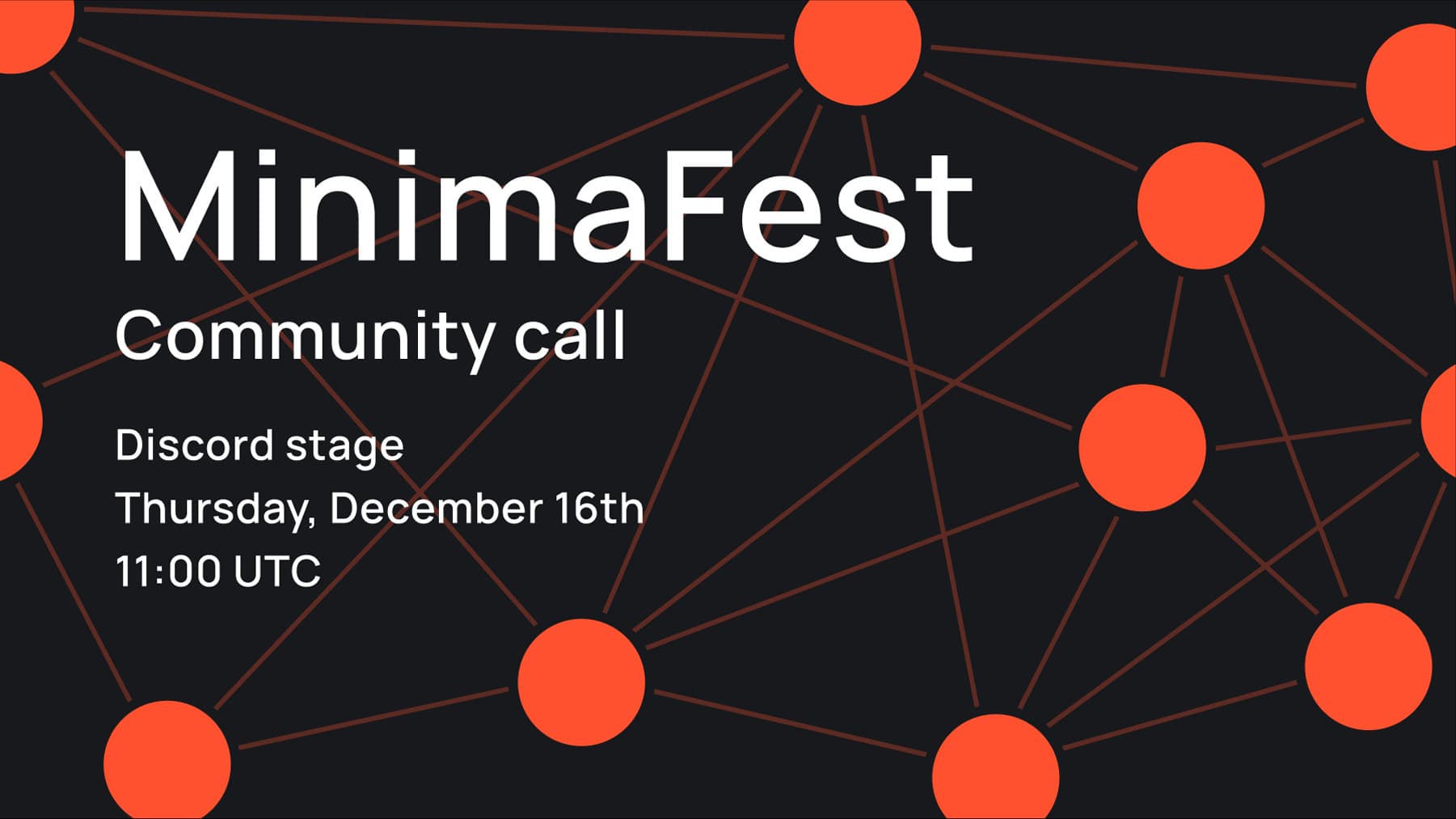 Minima Community Call, December 16th, 11.00 UTC
